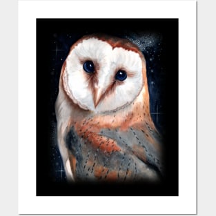 Barn Owl Portrait by Sherrie Spencer Posters and Art